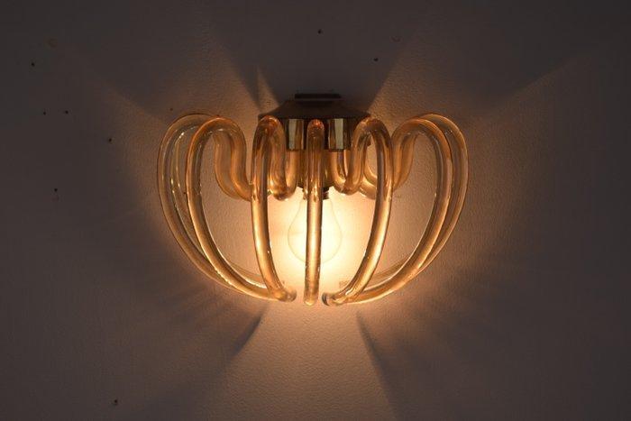 Murano - Wandkandelaar - Glas, Messing, Antiek en Kunst, Antiek | Meubels | Stoelen en Sofa's