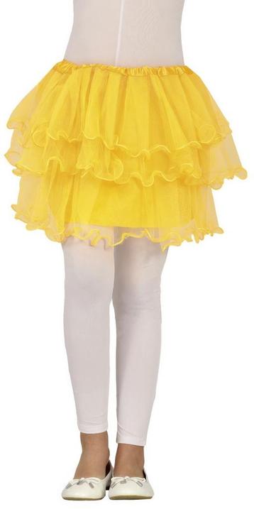 Gele Tutu Meisje Ruches 30cm, Verzenden