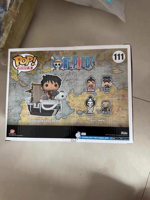 Funko, Luffy with going merry - Beeldje - Funko Pop Rides, Antiek en Kunst, Antiek | Speelgoed