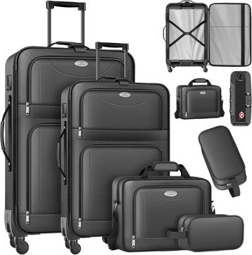 KESSER® Reiskofferset, 4-delig, trolley, kofferset, stoffen beschikbaar voor biedingen