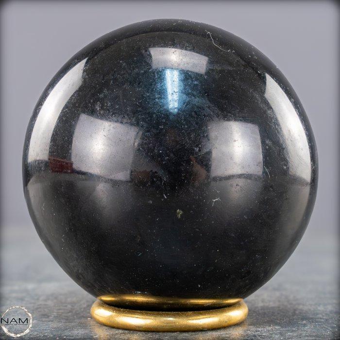 Exclusieve zwarte turmalinenkogel – Symbool van kracht en, Antiek en Kunst, Curiosa en Brocante