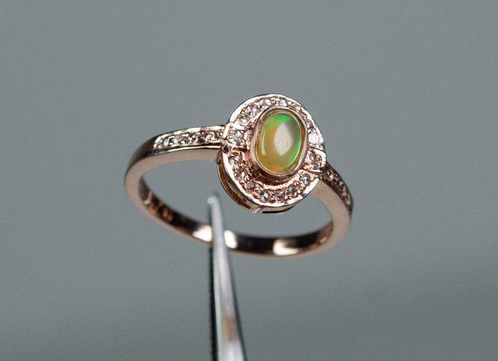 Sans prix de réserve - Bague - Argent 925 - opale naturelle, Handtassen en Accessoires, Ringen