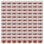 vidaXL Jampotten met zilverkleurige deksels 96 st 110 ml, Verzenden, Nieuw