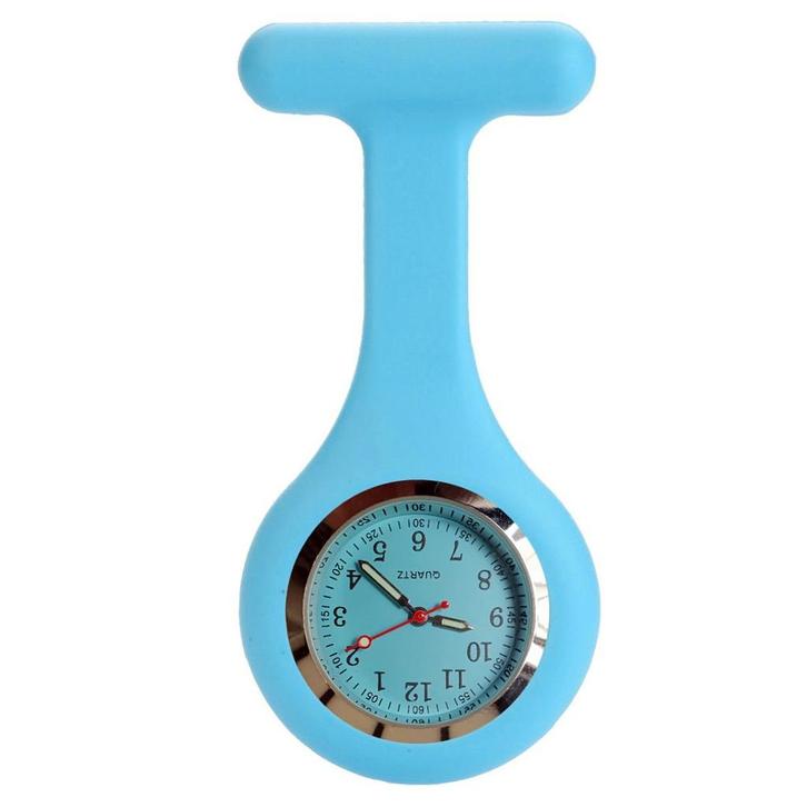Fako - Verpleegstershorloge - Siliconen Deluxe - Babyblauw, Bijoux, Sacs & Beauté, Montres | Femmes, Envoi
