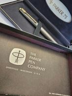 Parker - Parker 75 Fountain Pen - USA, Sterling Silver, Verzamelen, Nieuw
