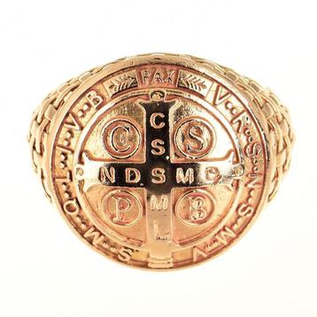 Bague amulette - 14 carats Or rose