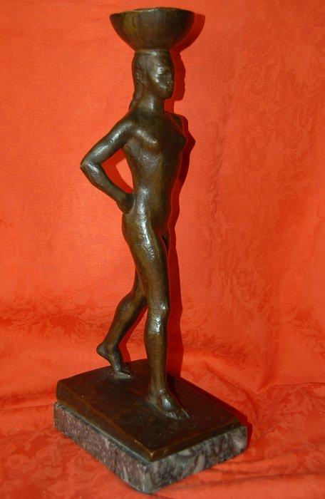 Bernhard D. Sopher (1879-1949) - sculptuur, Nu Africain - 40, Antiquités & Art, Art | Objets design