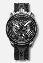 Bomberg - BOLT-68 Heritage Black and White Huichol Jaguar -, Handtassen en Accessoires, Horloges | Heren, Nieuw