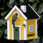 NIEUW - Vogelhuis + voederhuis geel, Dieren en Toebehoren, Vogels | Overige Vogels