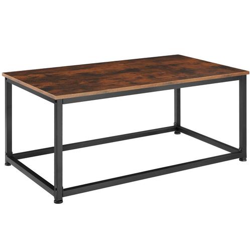 Salontafel Lynch - Industrieel hout donker, rustiek, Maison & Meubles, Tables | Tables de salon, Envoi