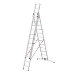 Hailo ProfiLOT S100 3x12 combinatieladder, Doe-het-zelf en Bouw, Ladders en Trappen, Nieuw, Verzenden