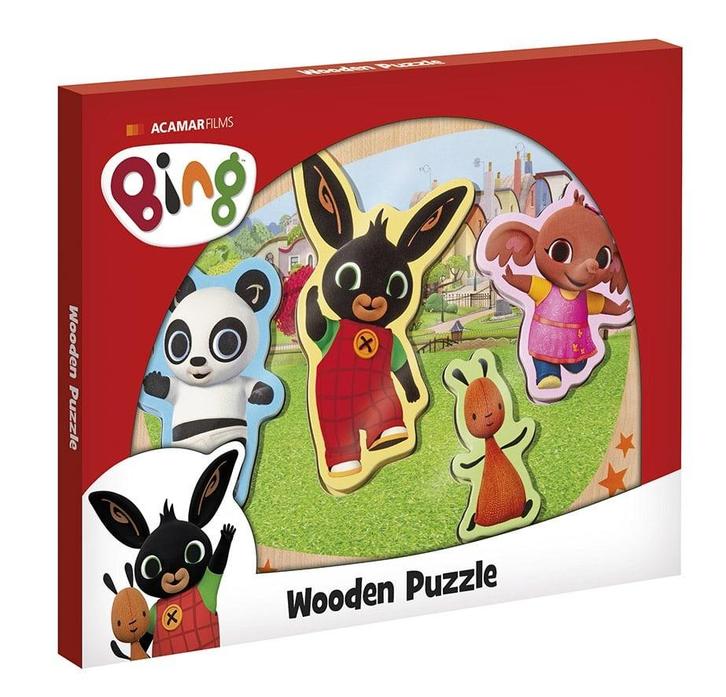 Bing Puzzel Hout, Hobby en Vrije tijd, Feestartikelen, Nieuw, Verzenden
