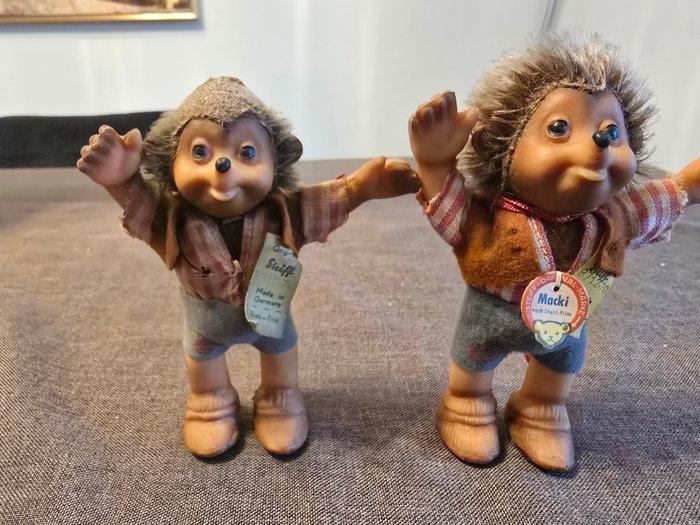 Figuur - Steiff (2) - kunststof, Antiek en Kunst, Antiek | Speelgoed