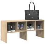 vidaXL Schoenenrek stapelbaar 89,5x30x40 cm sonoma, Huis en Inrichting, Verzenden, Nieuw