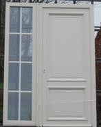 pvc buitendeur , voordeur , deur 156 x 215 creme, 120 cm of meer, Nieuw, Ophalen of Verzenden, Buitendeur
