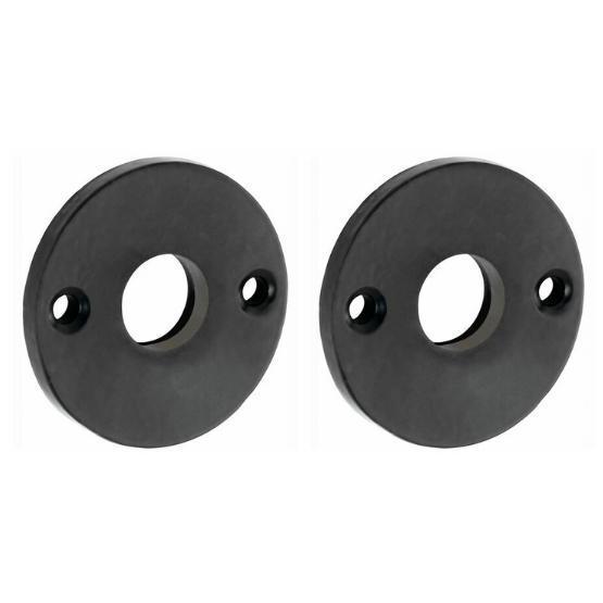 Set van twee rozetten Oxford ijzer zwart, Doe-het-zelf en Bouw, Deuren en Vliegenramen, Nieuw