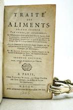 Louis Lemery - Traité des aliments - 1705