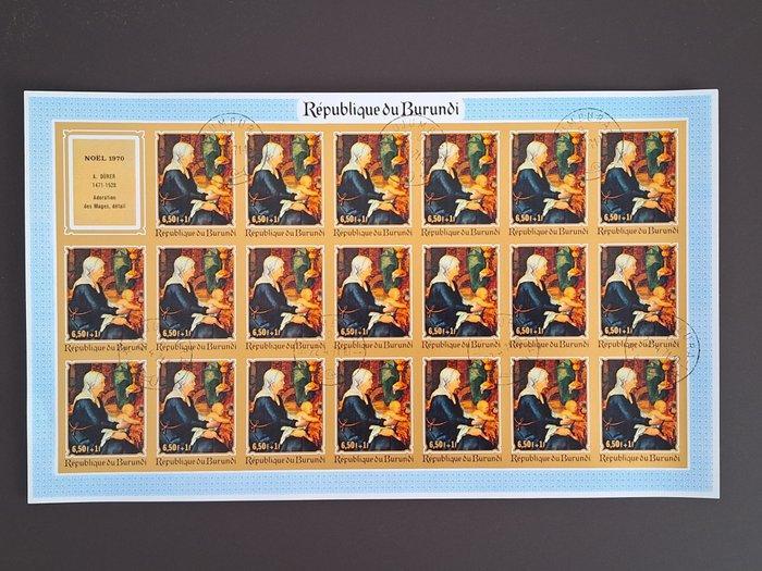 Burundi - 1970 - n° 429/431 + PA185/187 ongetand in, Postzegels en Munten, Postzegels | Europa | België