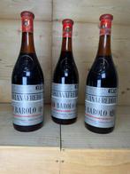 1974 Barolo, Fontanafredda - Piedmont - 3 Bouteilles (0,75, Verzamelen, Nieuw