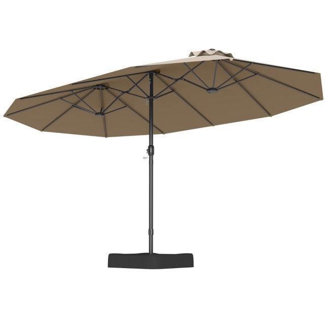 Tweedekans | Coast Dubbelzijdige Terrasparasol met Voet en, Tuin en Terras, Parasols, Ophalen of Verzenden