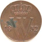 Nederland. Willem I. 1/2 Cent 1852 Zwaard, SCHAARS