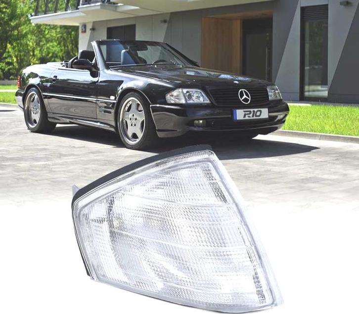 CLIGNOTANT AVANT DROIT POUR MERCEDES SL W129 89-98 BLANC, Auto-onderdelen, Verlichting, Verzenden