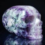 Prachtige eerste kwaliteit fluoriet Schedel - Hand-Carved