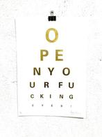 Alex Bucklee (XX) - Eye Test - Gold Hot Foil, Antiek en Kunst