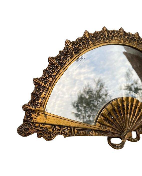 Spiegel - Messing, Glas, Antiek en Kunst, Curiosa en Brocante