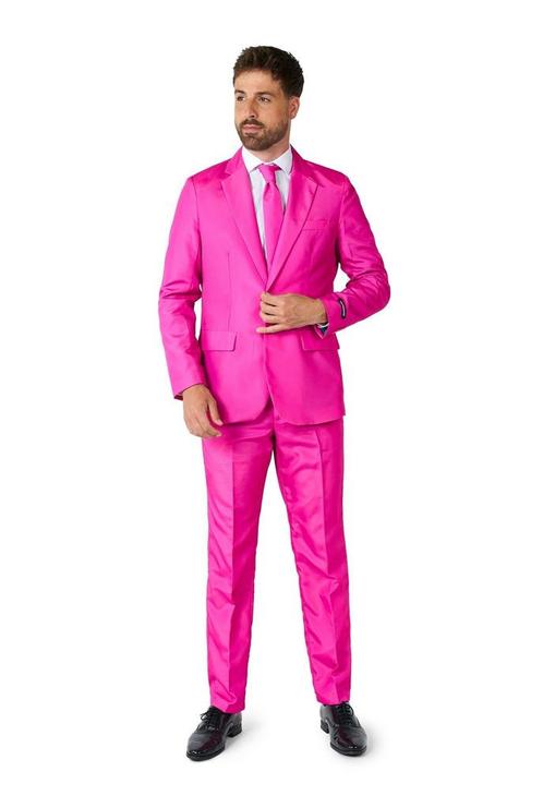 Roze Pak Heren Suitmeister, Kleding | Heren, Carnavalskleding en Feestkleding, Nieuw, Verzenden