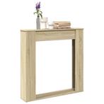vidaXL Haardombouw 100x20x100 cm bewerkt hout sonoma, Huis en Inrichting, Kachels, Verzenden, Nieuw