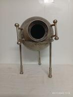 Kookpan (2) - Tin - Gehammere tinnen kom.