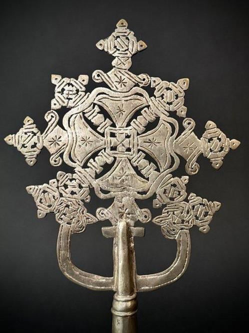 Kruis - Koptisch - Mix van zilver, koper en nikkel -, Antiek en Kunst, Antiek | Boeken en Manuscripten
