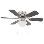 82cm Ventilator Donkerbruin | Retour Deal | OP = OP, Verzenden, Ventileren, 3 snelheden of meer, Afstandsbediening