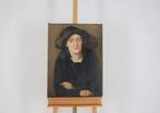 Nicolaas Pieneman (1880-1938) - Portret van een vrouw in het, Antiek en Kunst