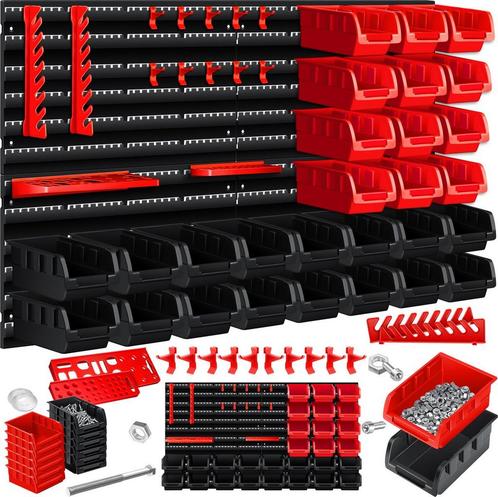 MASKO® Gereedschapswand 45-delig met 28x Sorteerdoos Gereeds, Doe-het-zelf en Bouw, Gereedschap | Overige machines, Verzenden