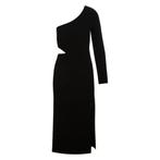 Même road • zwarte cut out jurk • 38 (IT44), Kleding | Dames, Verzenden, Nieuw