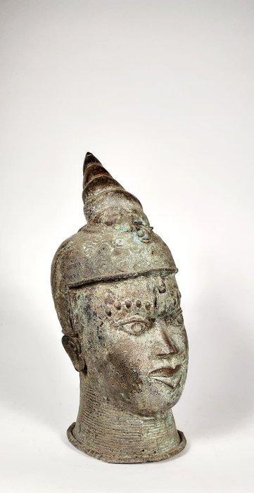 Hoofd - als - Benin,Nigeria, Antiek en Kunst, Kunst | Niet-Westerse kunst