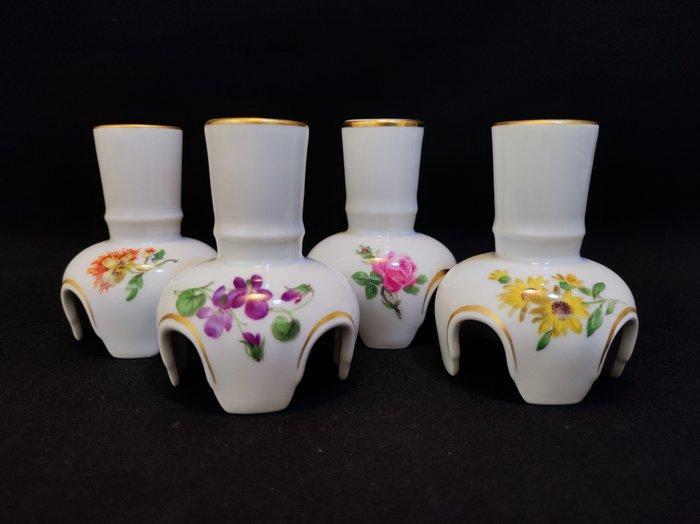 Meissen - Paul Börner - Kandelaar Set van 4 kandelaars in, Antiek en Kunst, Antiek | Glaswerk en Kristal