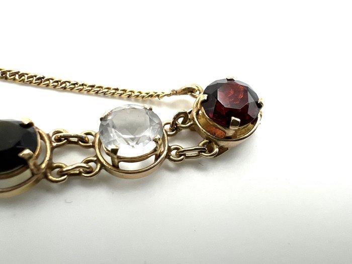 Armband - 18 karaat Geel goud - 13.00ct. tw. Synthetische, Handtassen en Accessoires, Armbanden