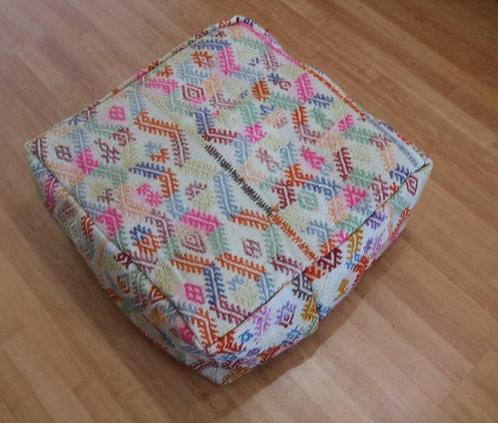 Puff-hoesjes 1 - Kelim - 60 cm - 60 cm, Antiek en Kunst, Kunst | Designobjecten