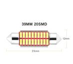 AMPOULE LED 5W C10W SUPER LUMINEUSE 4014 SMD CANBUS 39MM, Auto-onderdelen, Verlichting, Verzenden, Nieuw