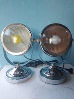 Lampe de table (2) - Chrome, Métal, Verre