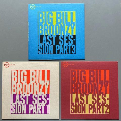 Big Bill Broonzy - Last Session Part 1&2&3 - LPs -, Cd's en Dvd's, Vinyl Singles