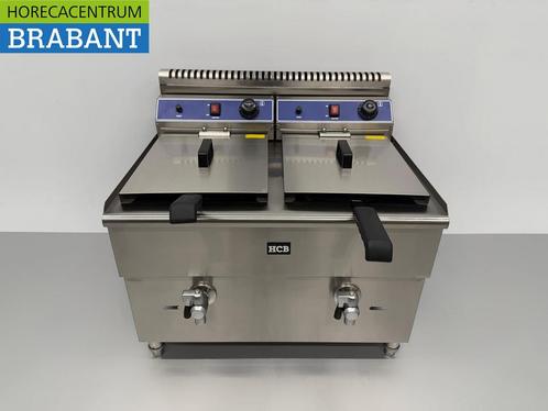 HCB RVS Dubbele Friteuse Frituur 2 x 14 liter PROPAAN GAS, Zakelijke goederen, Horeca | Keukenapparatuur, Ophalen of Verzenden