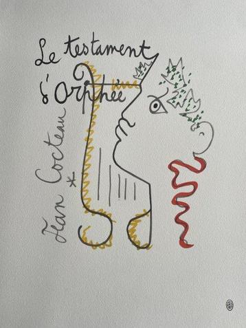 Jean Cocteau (1889-1963) - Le testament, Antiek en Kunst