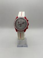 Omega x Swatch - MoonSwatch - Mission to Mars - Zonder, Handtassen en Accessoires, Horloges | Heren, Nieuw