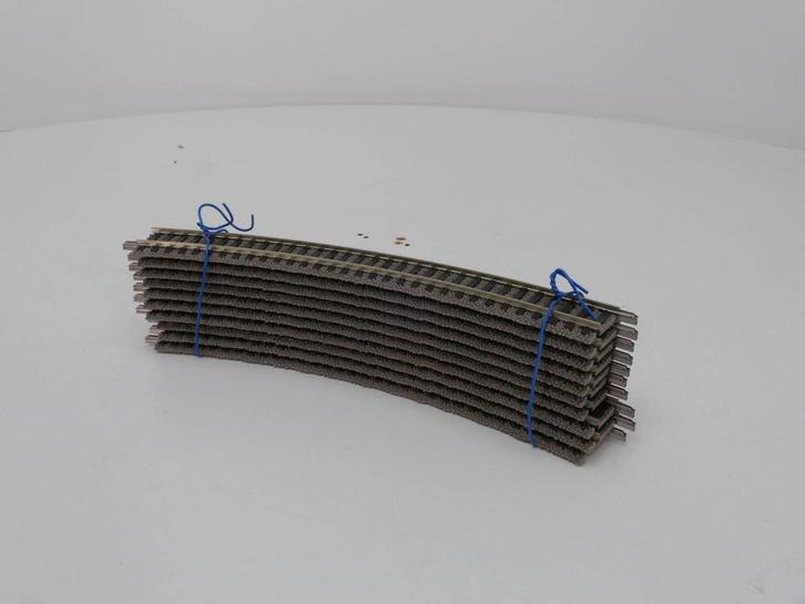 Schaal H0 Fleischmann 6120 profi-gleis bocht 10 st. #3208, Hobby en Vrije tijd, Modeltreinen | H0, Gelijkstroom, Analoog, Gebruikt