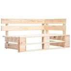 vidaXL Tuinhoekbank pallet hout, Tuin en Terras, Verzenden, Nieuw