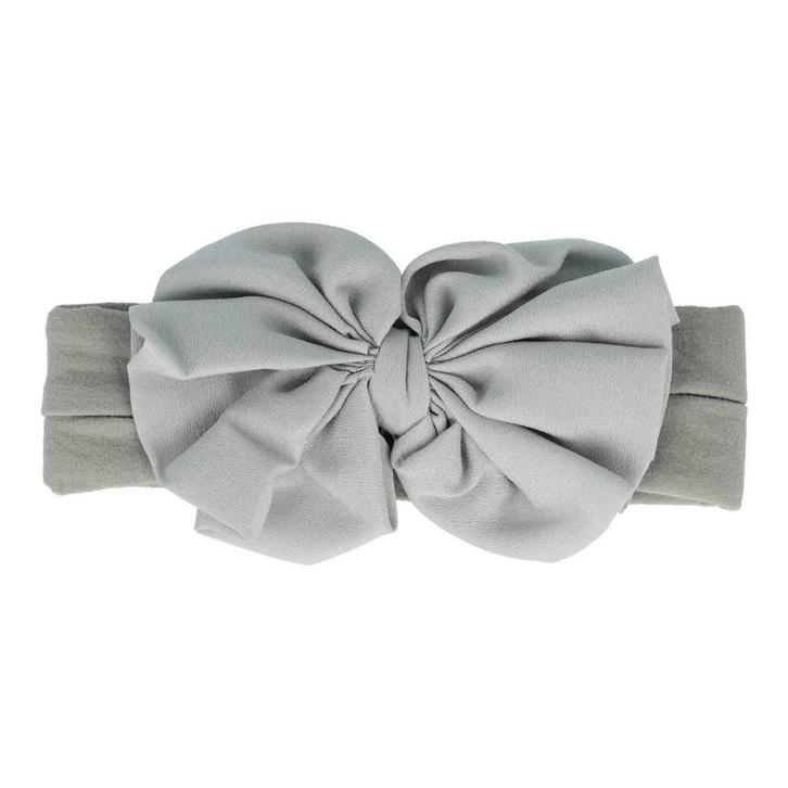 Haarband sierband - Strikje 10cm baby - Grijs, Handtassen en Accessoires, Uiterlijk | Haarverzorging